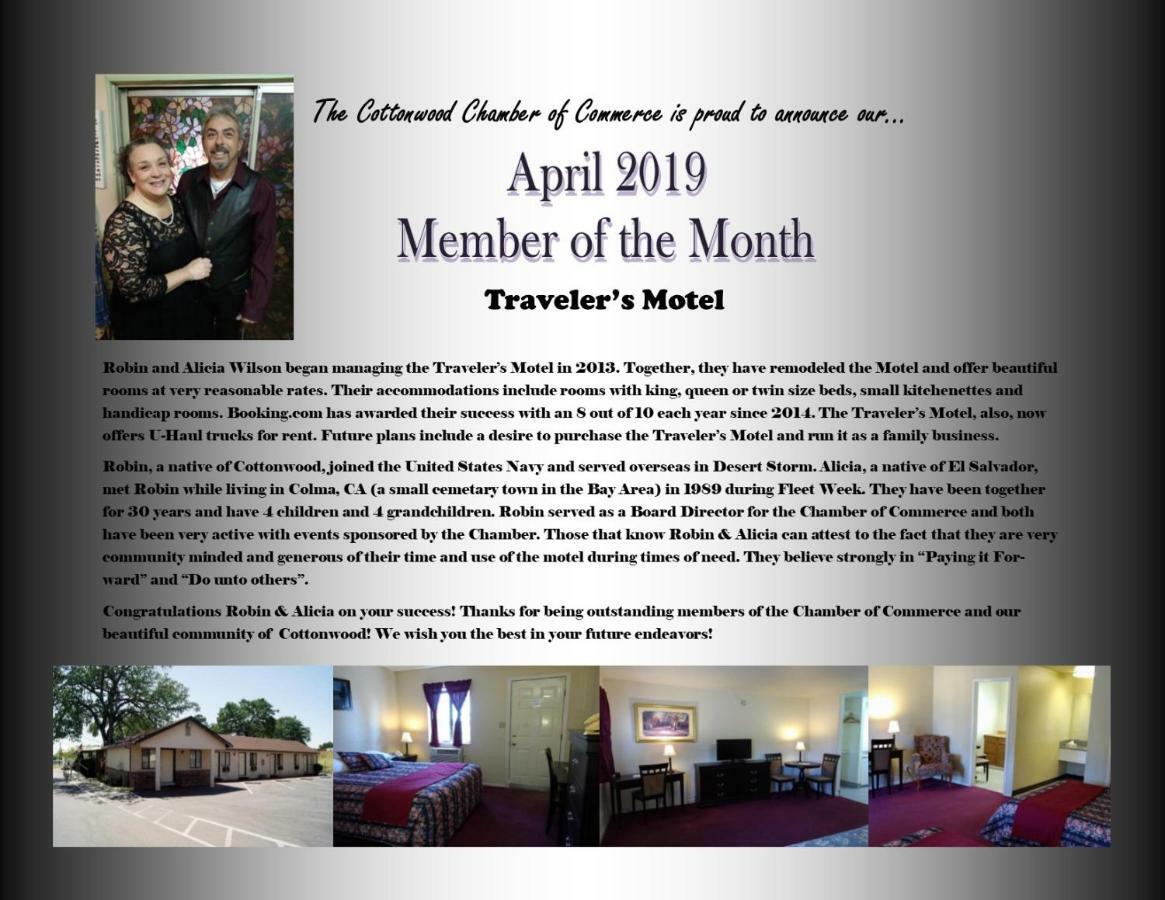 Travelers Motel Cottonwood Dış mekan fotoğraf